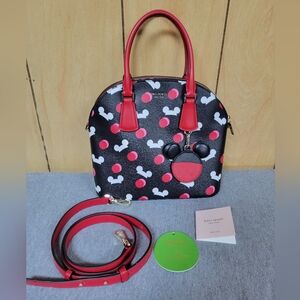 Kate Spade X Disney Parks Mickey Mouse Ears and Polka Dots Satchel